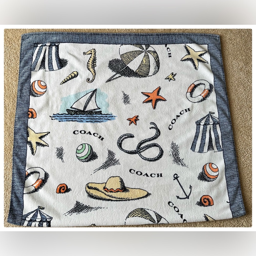 Coach Sea Shore Beach Towel